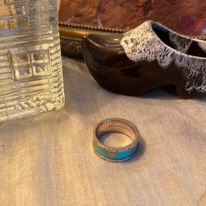 Tiffany & Co. - Size 6/7 - Tiffany Blue with Hearts Ring